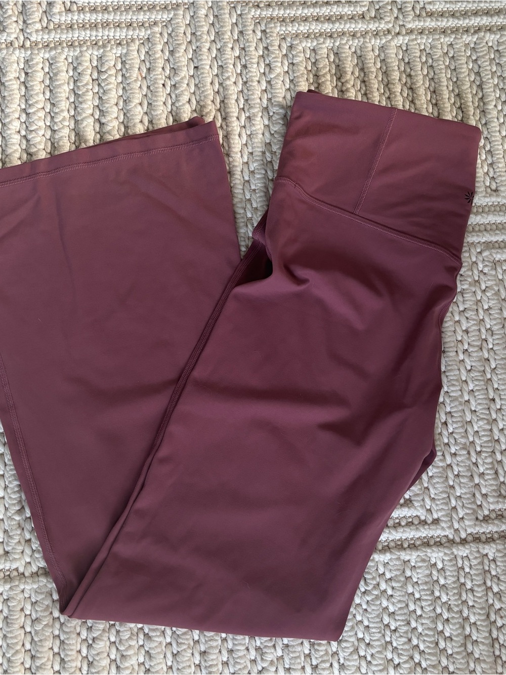 Athleta Elation Mauve Pink Performance flare leggings
